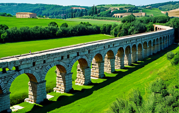 문화재수리학과 커리큘럼 분석 - Roman Aqueduct Preservation**

"Ancient Roman aqueduct, Aqua Claudia, well-preserved section, runnin...