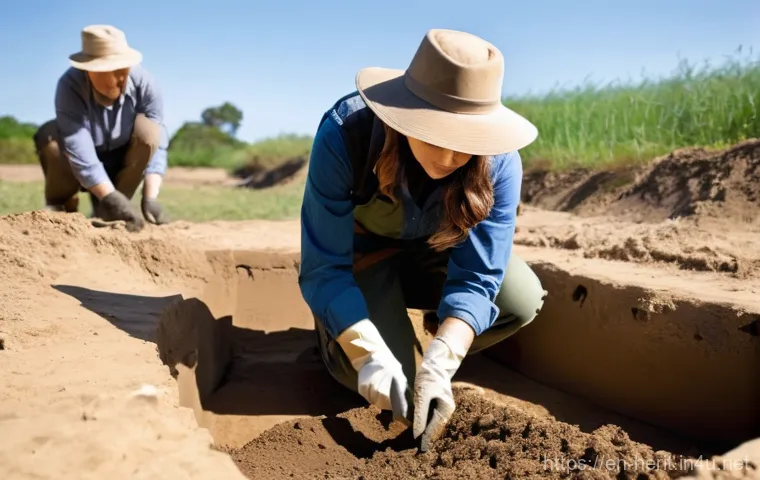 문화재수리 전문가로서의 커리어 패스 - **Prompt:** A male objects conservator, in his late 20s to early 30s, wearing a clean, white lab coa...