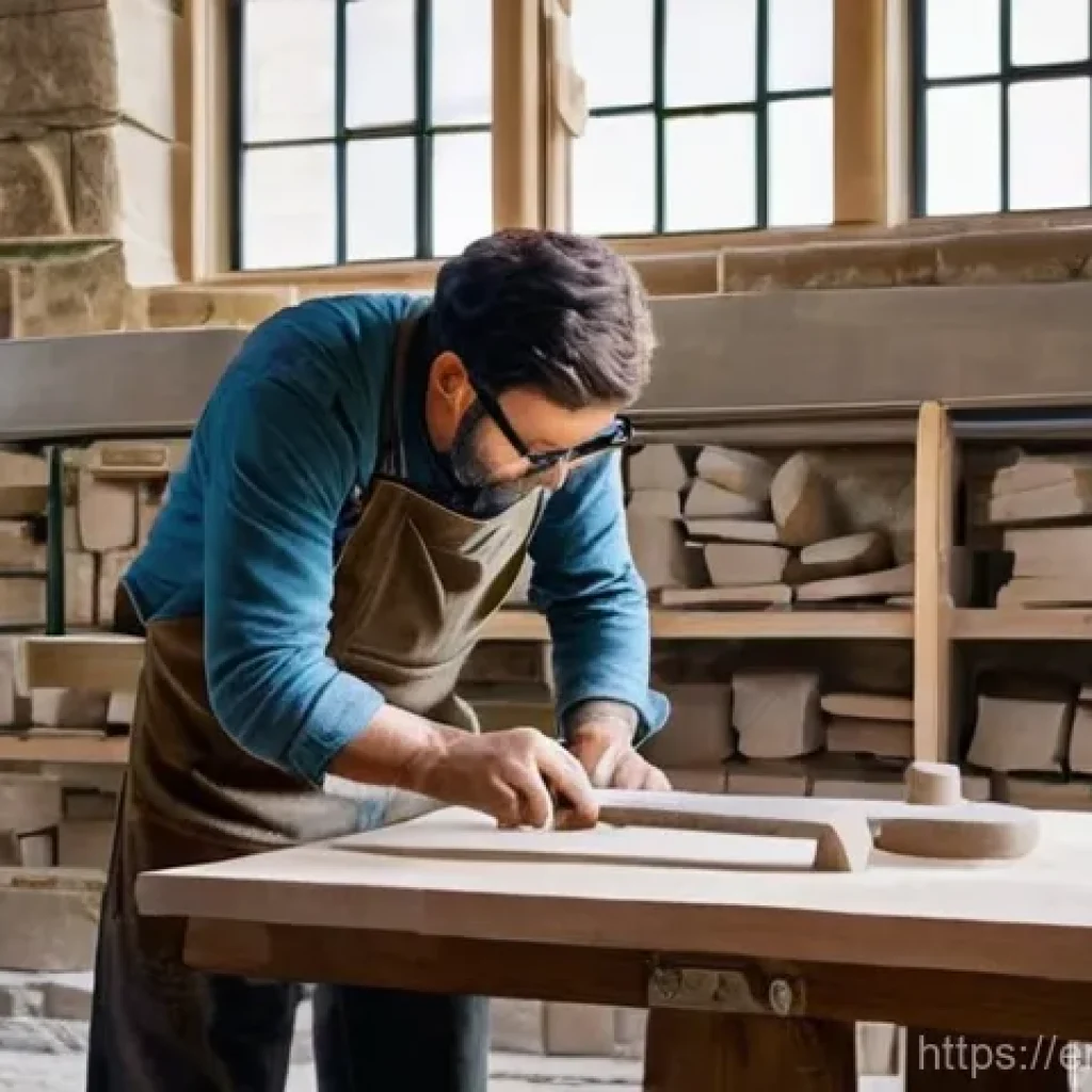 문화재수리 프로젝트 성공 사례 - **Prompt 1: The Modern Artisan's Studio**
    A bright, sunlit interior of a heritage preservation w...